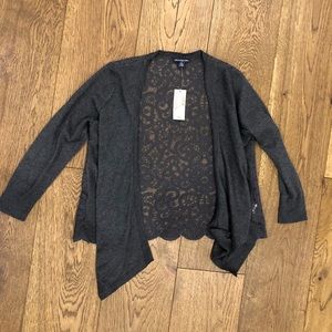 NEW WITH TAGS! Lace Back Shall